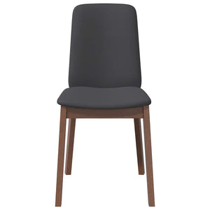 vidaXL Sedie da Pranzo con Cuscini 2pz Marrone Legno Massello di Hevea