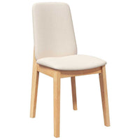 Sedie da Pranzo con Cuscini 2 pz in Legno Massello di Hevea 4102445