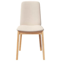 vidaXL Sedie da Pranzo con Cuscini 2 pz in Legno Massello di Hevea