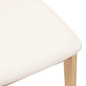 Sedie da Pranzo con Cuscini 2 pz in Legno Massello di Hevea 4102445