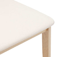 vidaXL Sedie da Pranzo con Cuscini 2 pz in Legno Massello di Hevea