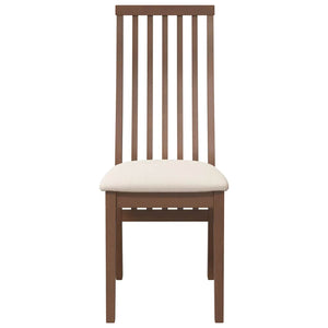 vidaXL Sedie da Pranzo con Cuscini 2pz Marrone Legno Massello di Hevea