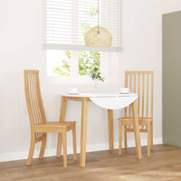 Sedie da Pranzo 2 pz in Legno Massello di Hevea 4102456