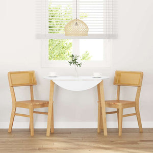 vidaXL Sedie da Pranzo 2 pz in Legno Massello di Hevea