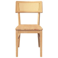 Sedie da Pranzo 2 pz in Legno Massello di Hevea 4102464