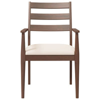 vidaXL Sedie da Pranzo con Cuscini 2pz Marrone Legno Massello di Hevea