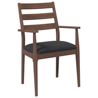 Sedie da Pranzo con Cuscini 2pz Marrone Legno Massello di Hevea 4102472