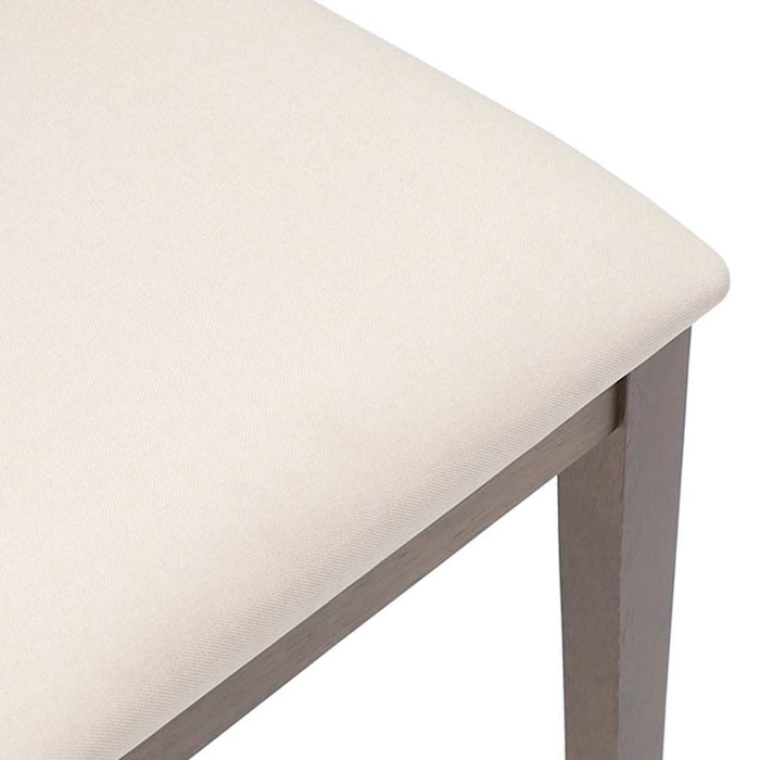 Sedie da Pranzo con Cuscini 2pz Marrone Legno Massello di Hevea