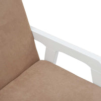 vidaXL Sedie da Pranzo con Cuscini 2 pz Bianco Legno Massello di Hevea