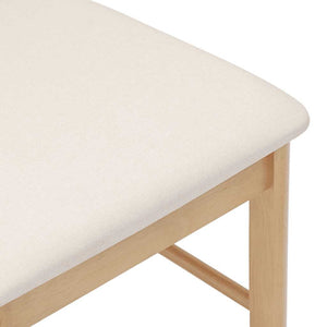 vidaXL Sedie da Pranzo con Cuscini 2 pz in Legno Massello di Hevea