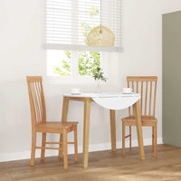 Sedie da Pranzo 2 pz in Legno Massello di Hevea 4102502