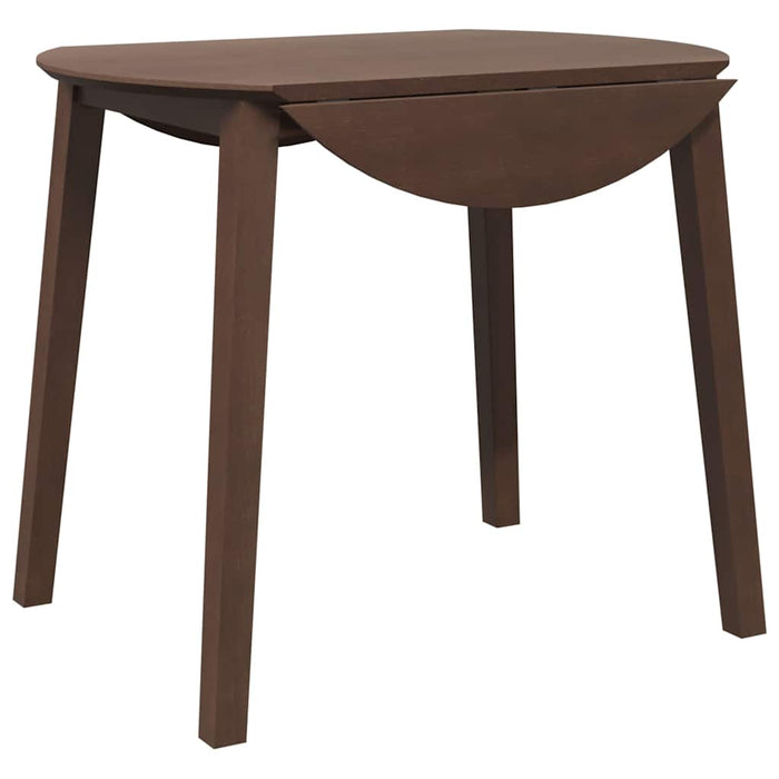 Tavolo da Pranzo Marrone in Legno Massello di Hevea 4102528