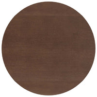 vidaXL Tavolo da Pranzo Marrone in Legno Massello di Hevea