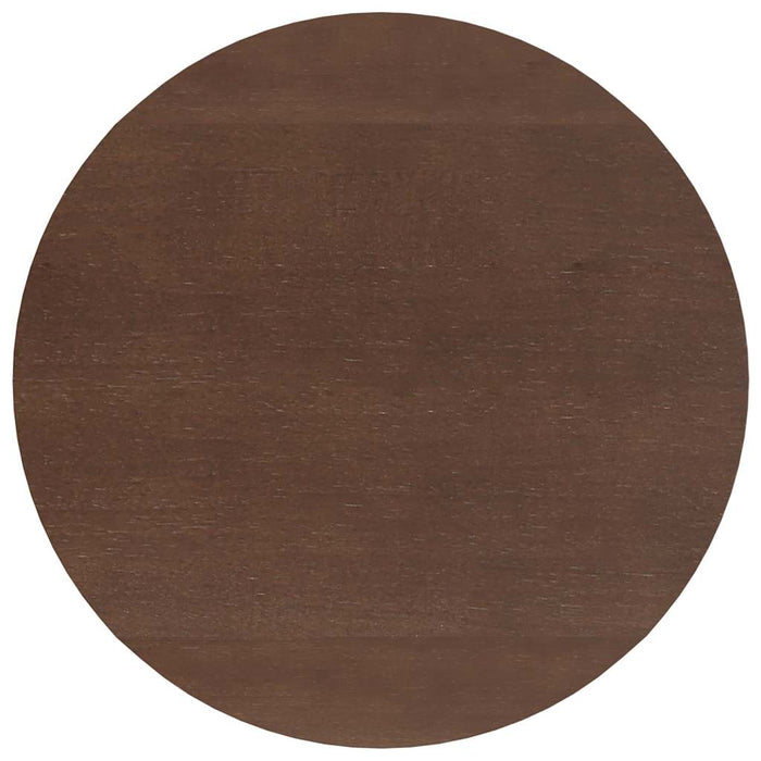 vidaXL Tavolo da Pranzo Marrone in Legno Massello di Hevea