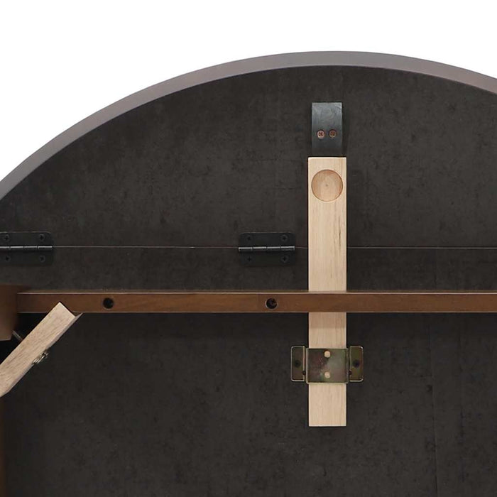 vidaXL Tavolo da Pranzo Marrone in Legno Massello di Hevea