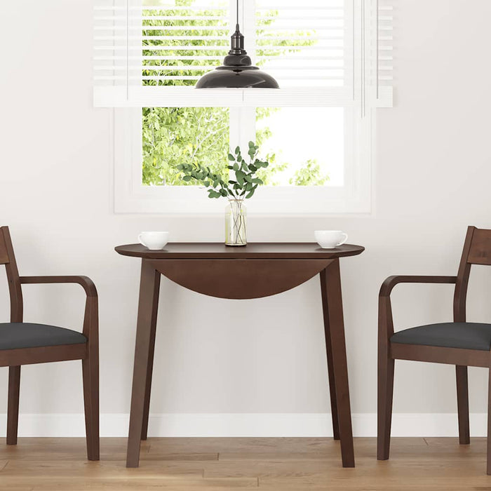 Tavolo da Pranzo Marrone in Legno Massello di Hevea 4102528