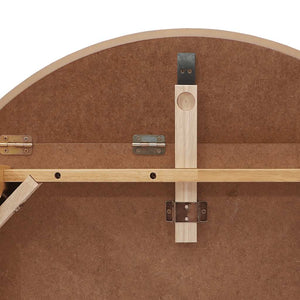 Tavolo da Pranzo Naturale in Legno Massello di Hevea