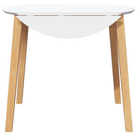 Tavolo da Pranzo Naturale in Legno Massello di Hevea