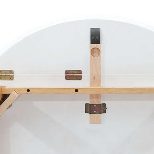 Tavolo da Pranzo Naturale in Legno Massello di Hevea 4102531