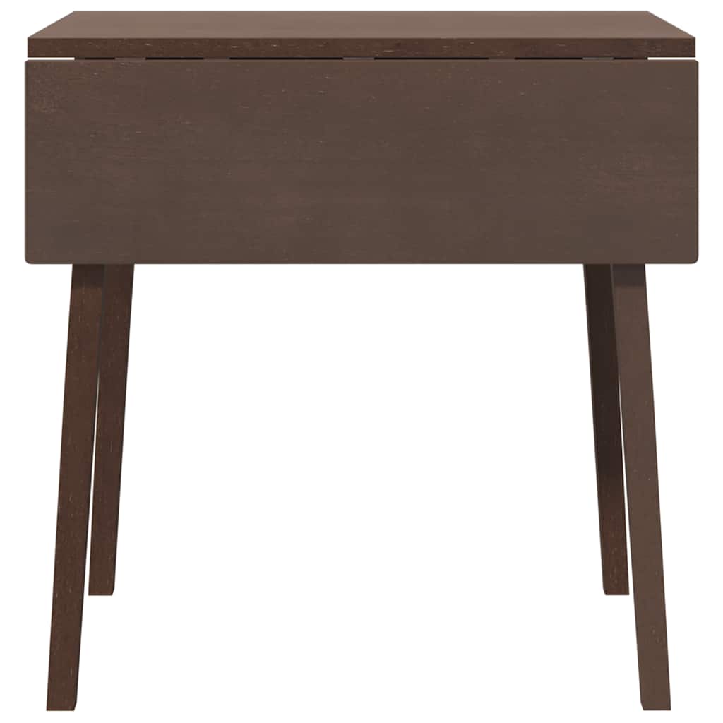 Tavolo da Pranzo Marrone in Legno Massello di Hevea