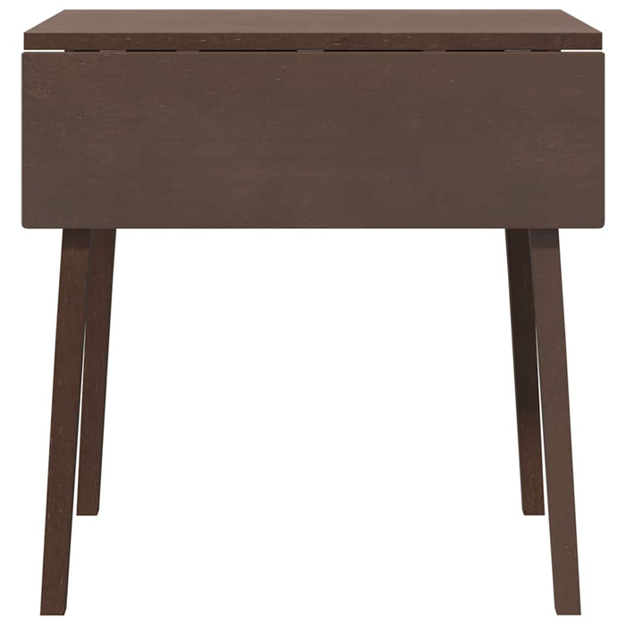 Tavolo da Pranzo Marrone in Legno Massello di Hevea