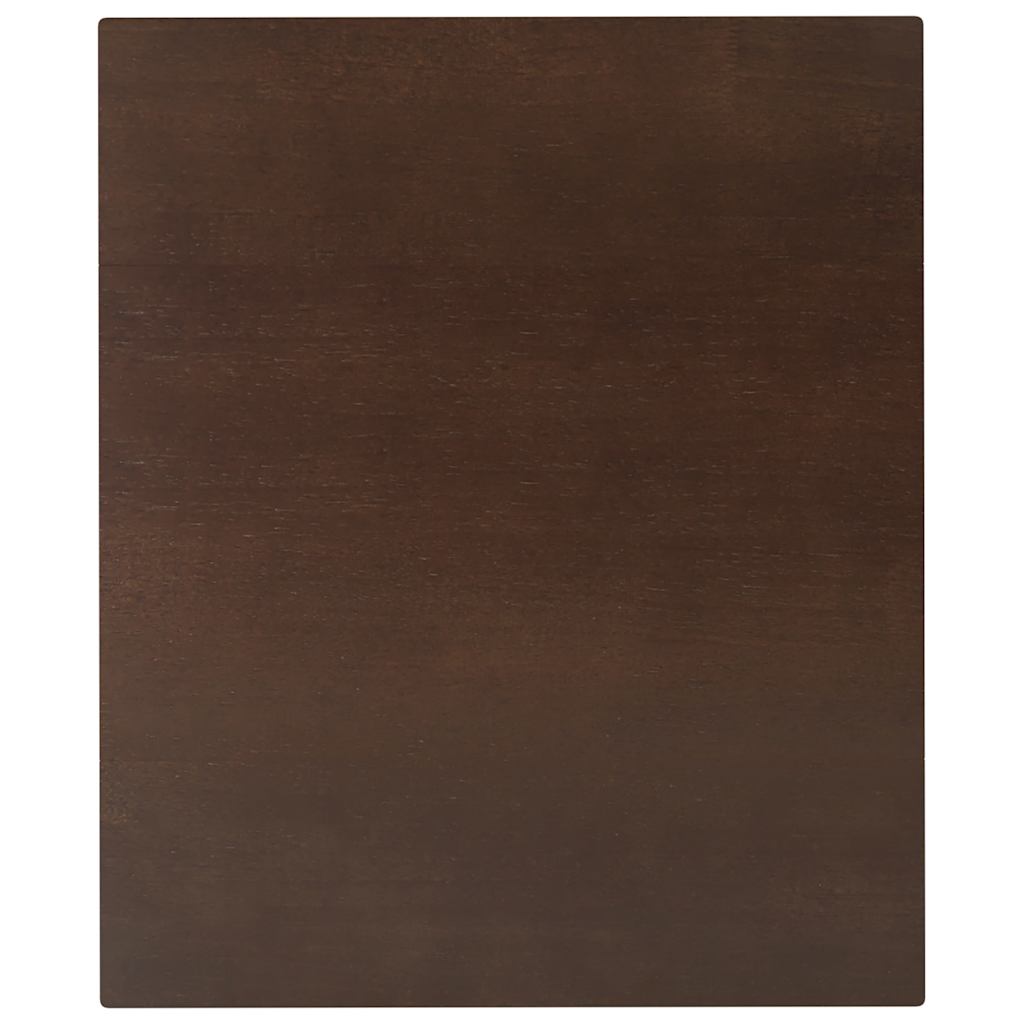 Tavolo da Pranzo Marrone in Legno Massello di Hevea