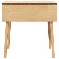 Tavolo da Pranzo Naturale in Legno Massello di Hevea 4102535