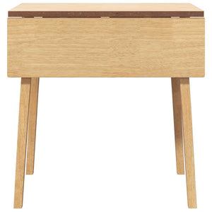 Tavolo da Pranzo Naturale in Legno Massello di Hevea 4102535