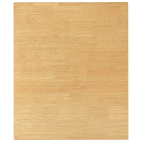 Tavolo da Pranzo Naturale in Legno Massello di Hevea 4102535