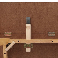 vidaXL Tavolo da Pranzo Naturale in Legno Massello di Hevea