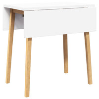 Tavolo da Pranzo Naturale in Legno Massello di Hevea 4102536