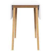 Tavolo da Pranzo Naturale in Legno Massello di Hevea 4102536