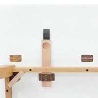 vidaXL Tavolo da Pranzo Naturale in Legno Massello di Hevea