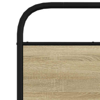 Giroletto senza Materasso-Struttura Letto Rovere Sonoma 75x190 cm in Truciolato 313726