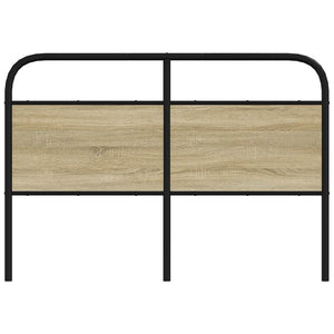 Testiera Rovere Sonoma 120 cm in Acciaio e Legno Multistrato 4100289