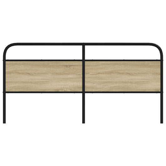 Testiera Rovere Sonoma 180 cm in Acciaio e Legno Multistrato 4100294