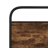 Giroletto senza Materasso-Struttura Letto Rovere Fumo 160x200 cm in Truciolato 476522