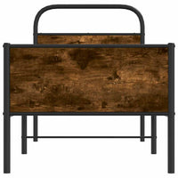 Giroletto senza Materasso-Struttura Letto Rovere Sonoma 75x190 cm in Truciolato 311561