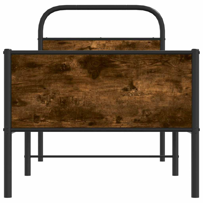 Giroletto senza Materasso-Struttura Letto Rovere Sonoma 75x190 cm in Truciolato 311561