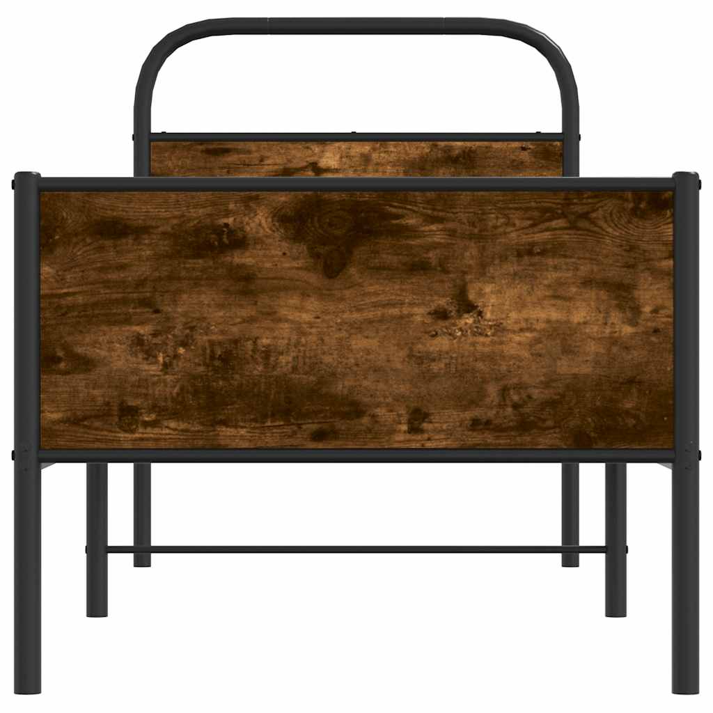 Giroletto senza Materasso-Struttura Letto Rovere Sonoma 80x200 cm in Truciolato 264318