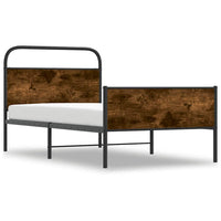 Giroletto senza Materasso-Struttura Letto Rovere Sonoma 100x200cm in Truciolato 935800