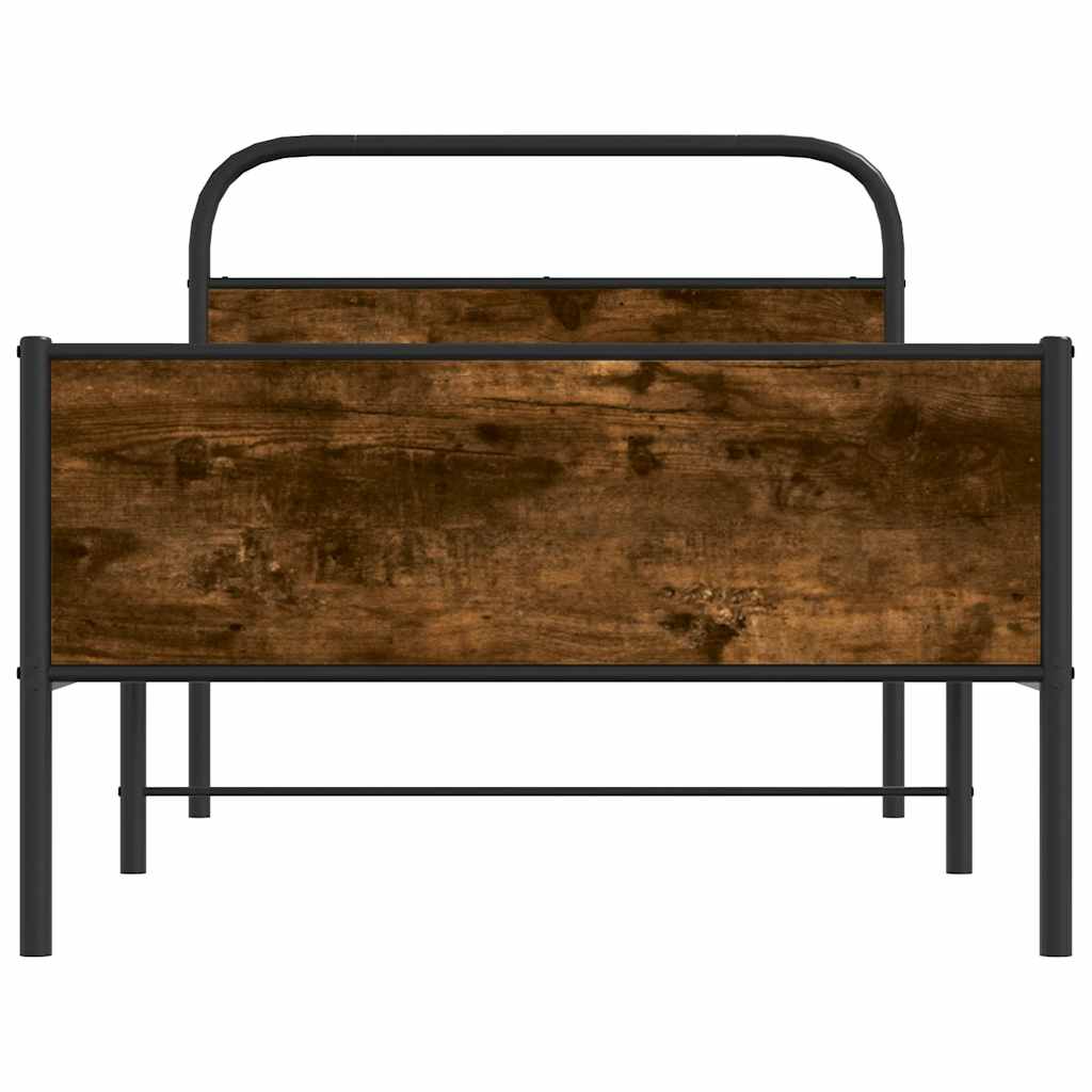 Giroletto senza Materasso-Struttura Letto Rovere Sonoma 100x200cm in Truciolato 935800