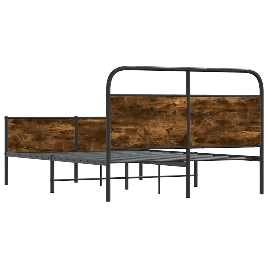 Giroletto senza Materasso-Struttura Letto Rovere Sonoma 120x200cm in Truciolato 967915