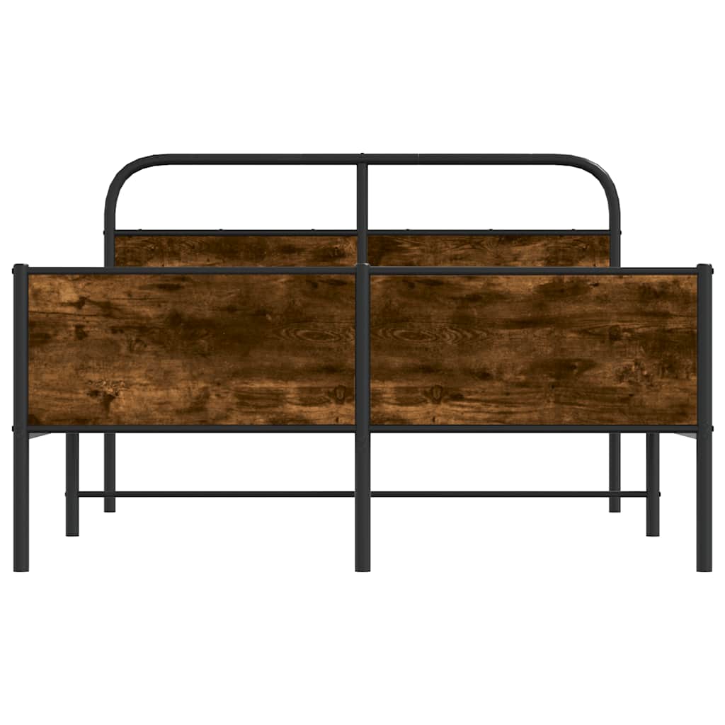 Giroletto senza Materasso-Struttura Letto Rovere Sonoma 140x200cm in Truciolato 194140