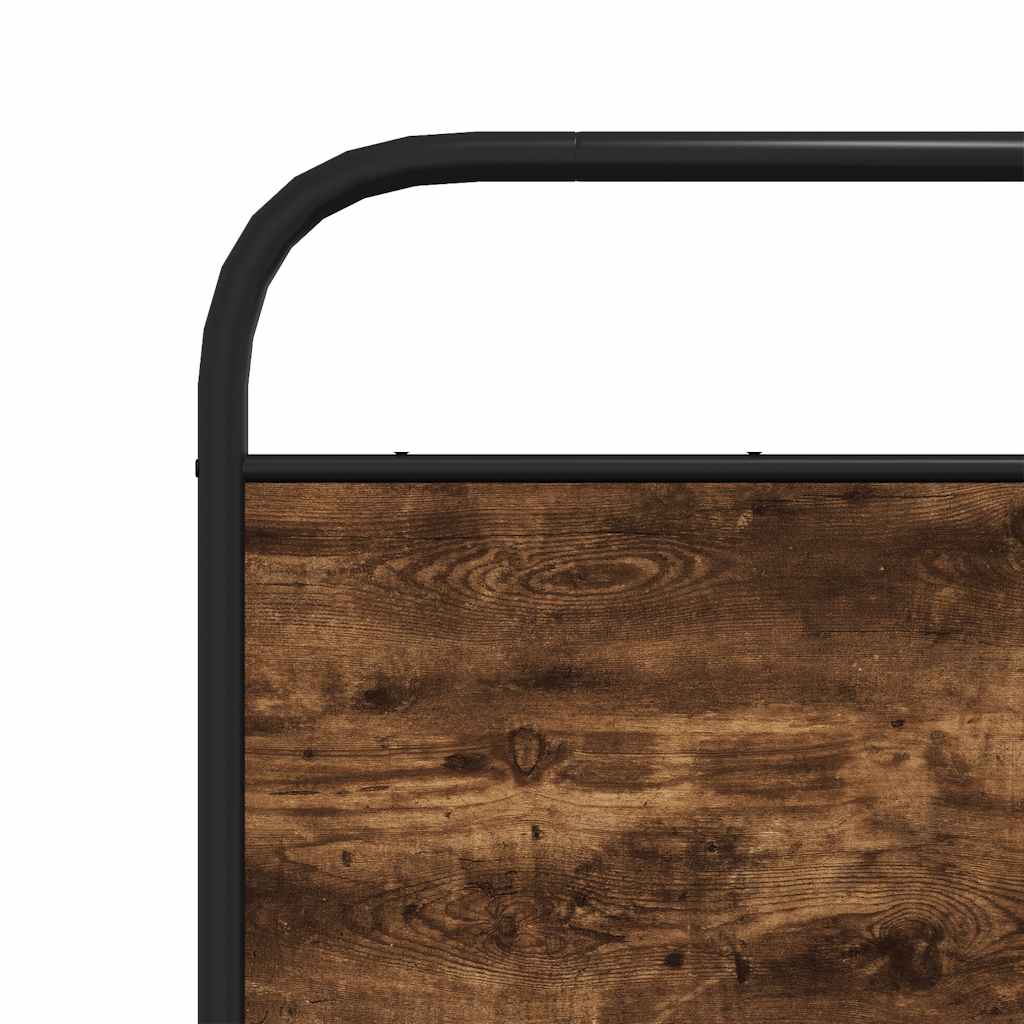 Giroletto senza Materasso-Struttura Letto Rovere Sonoma 140x200cm in Truciolato 194140