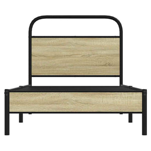 Giroletto senza Materasso-Struttura Letto Rovere Sonoma 80x200 cm in Truciolato 674970