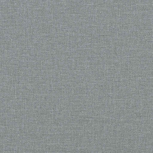 Sedie da Pranzo 4 pz Grigio Chiaro in Tessuto 3315191