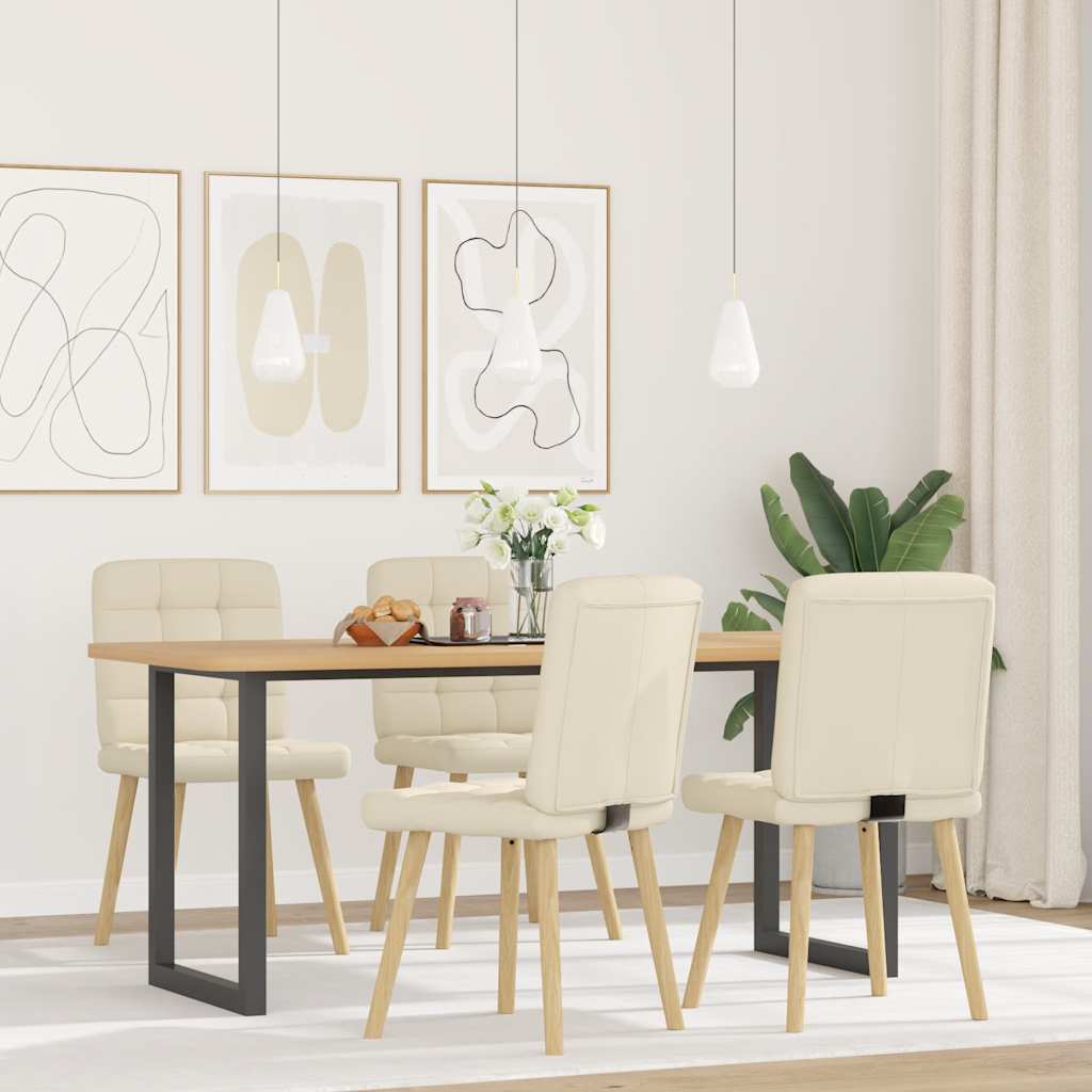 Sedie da Pranzo 4 pz Lino