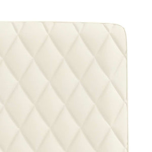 Sedie da Pranzo 4 pz Crema in Velluto 3315212