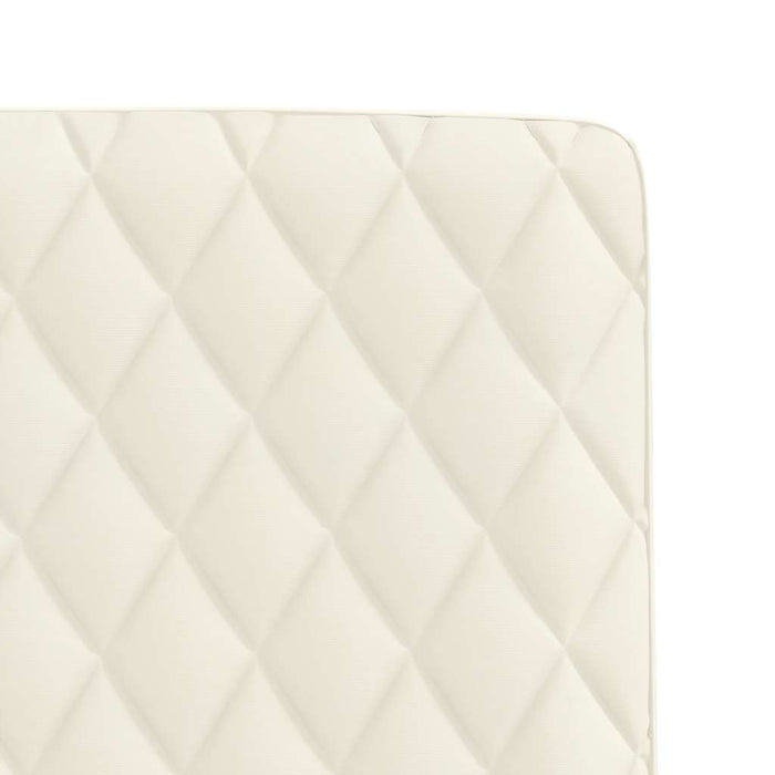 Sedie da Pranzo 4 pz Crema in Velluto 3315212